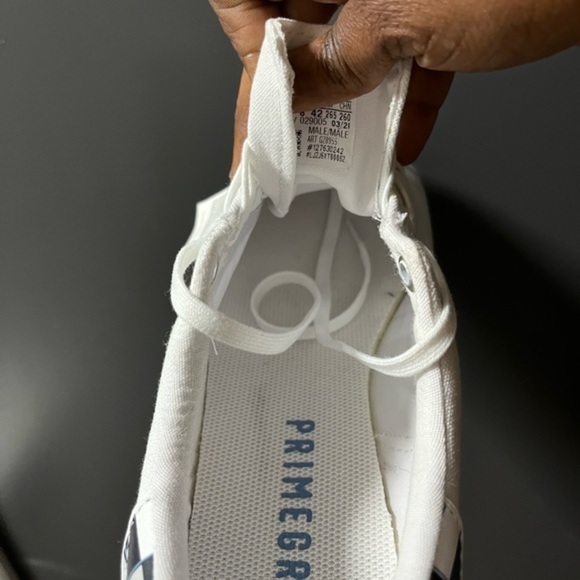 Adidas unisex stein smith prime green white shoe - Picture 3 of 14